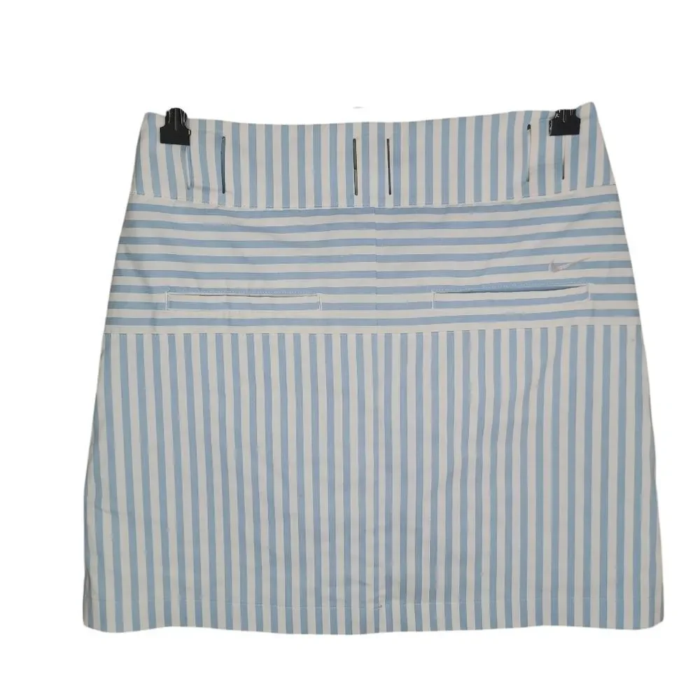 Nike Golf Tour Performance Dri-FIT Striped Mini Skirt Size 2